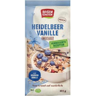 Heidelbeer Vanille Müsli ungesüßt