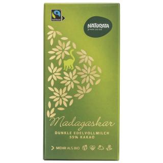 Dunkle Edelvollmilch Madagaskar 55%