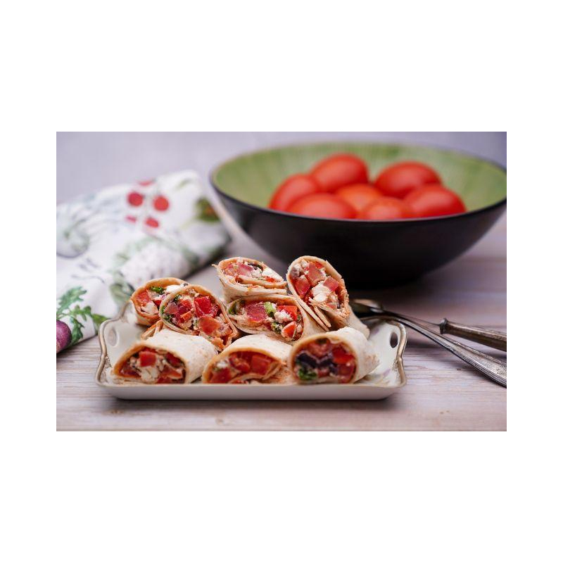 Herzhafte Crepes mit Gemüsefüllung