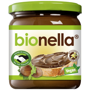 bionella Nuss-Nougat-Creme vegan HIH