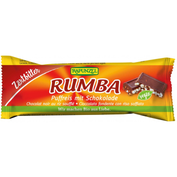 Rumba Puffreisriegel Zartbitter