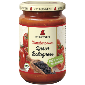 Tomatensauce vegane Linsen Bolognese