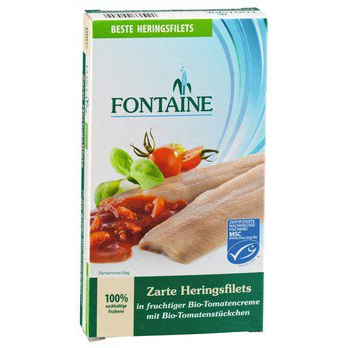 Heringfilets in Tomatencreme