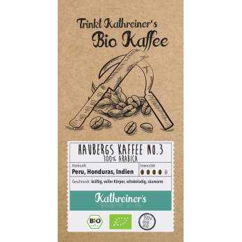 Bio Haubergs Kaffee Nr. 3 kräftig, ganze Bohne