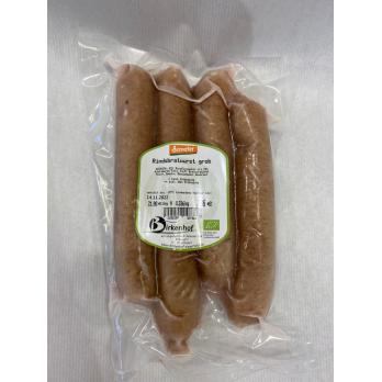 Rindsbratwurst grob