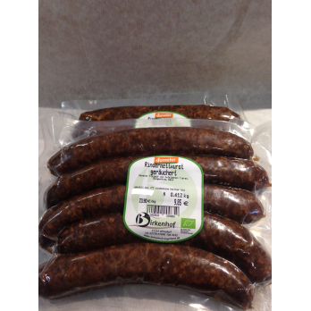 Rindermettwurst ger.