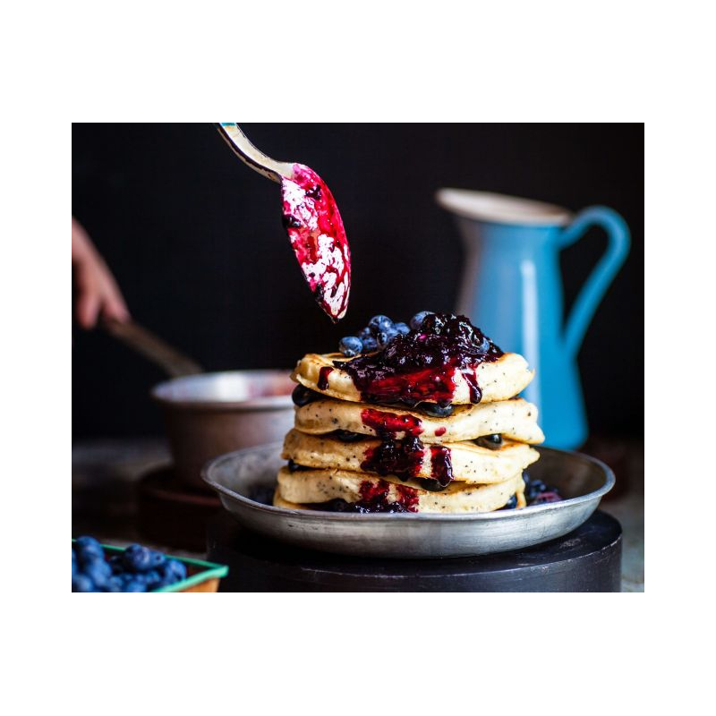 Fluffige Buttermilch Pfannkuchen