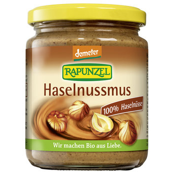 Haselnussmus Projekt,demeter