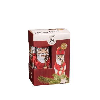 Schoko Nikolaus Vollmilch in Staniol