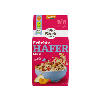 Hafer Müsli Früchte gf