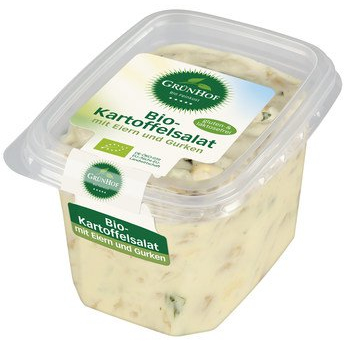 Kartoffelsalat mit Ei u. Gurke