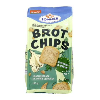 Brot-Chips Knoblauch&Kräuter